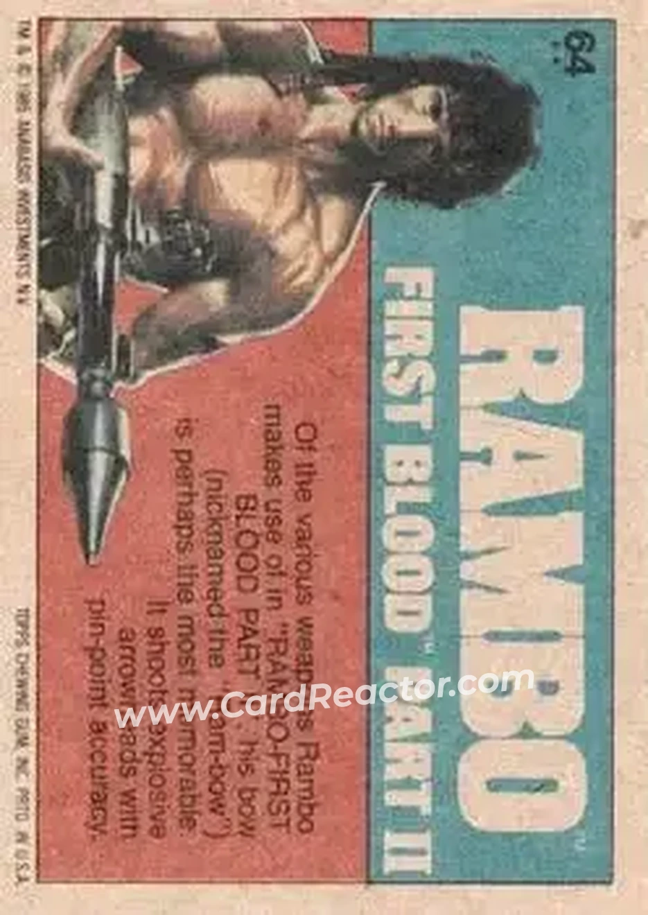 Back of Card #64
