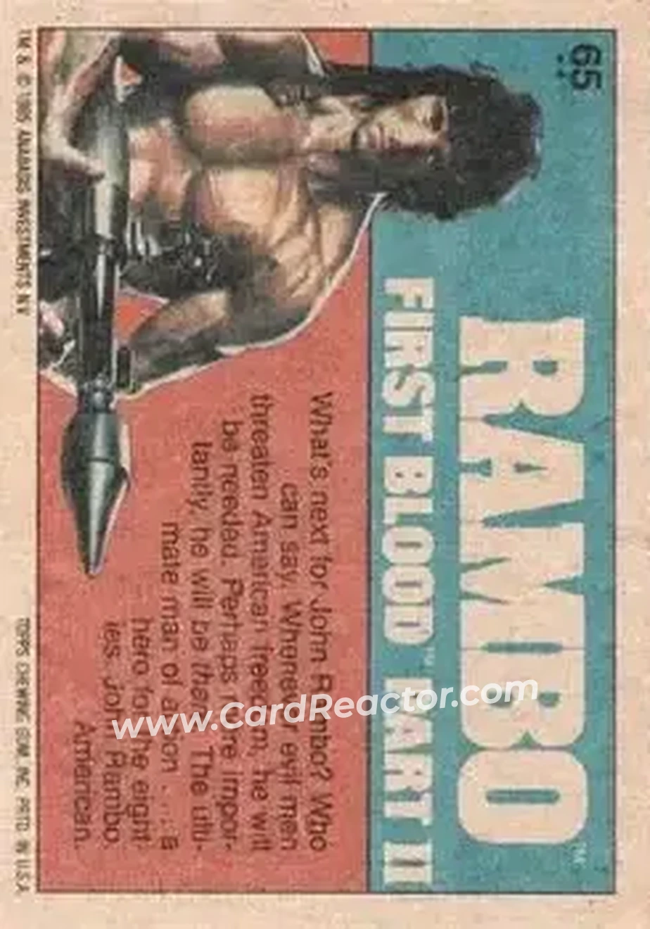 Back of Card #65