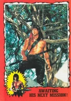 1985 Topps Rambo: First Blood Part II #65 Card #65