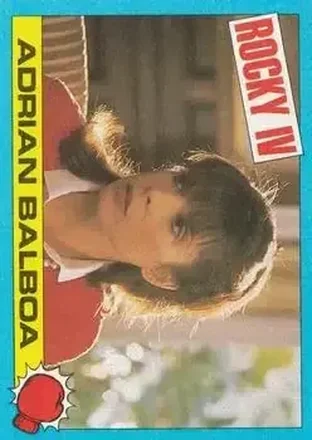 1985 Topps Rocky IV #4 Adrian Balboa