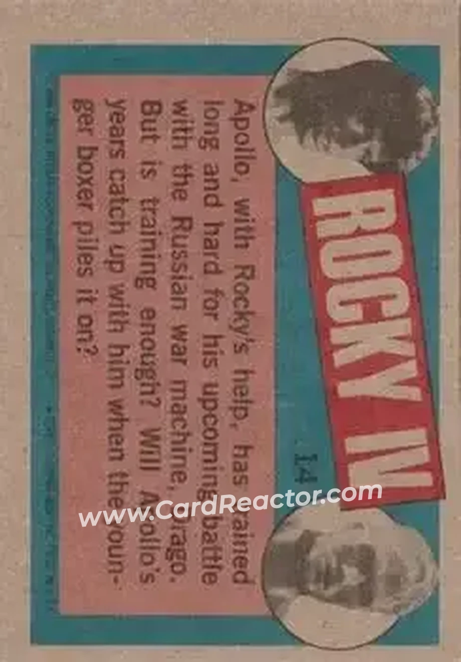 Back of Card #14