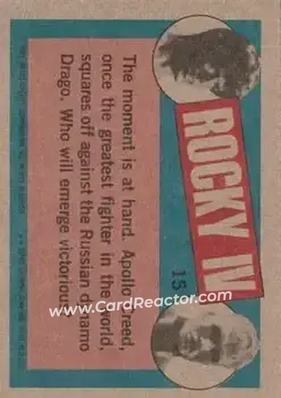 Back of Card #15