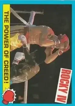 1985 Topps Rocky IV #18 Card #18