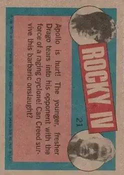 Back of Card #21