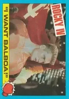 1985 Topps Rocky IV #25 Card #25