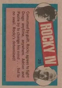 Back of Card #26