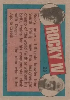 Back of Card #29