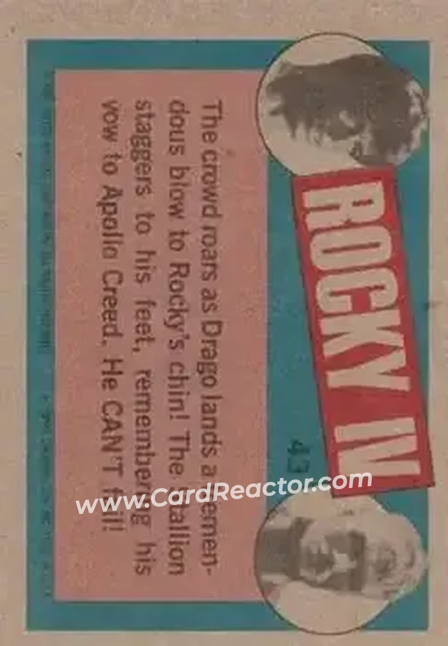 Back of Card #43