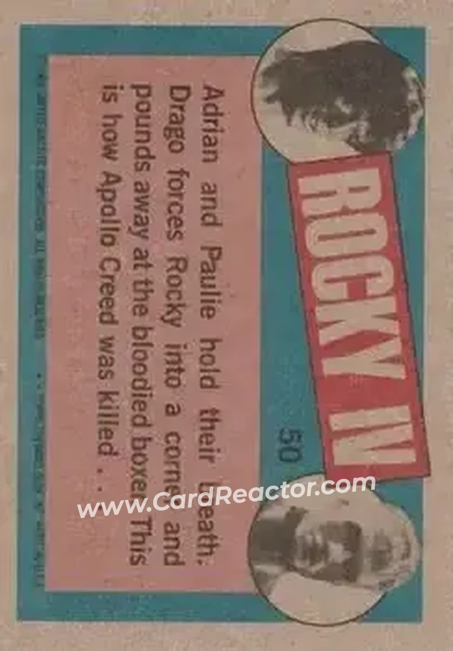 Back of Card #50