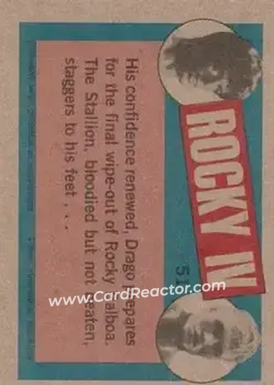 Back of Card #51