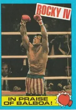 1985 Topps Rocky IV #64 Card #64