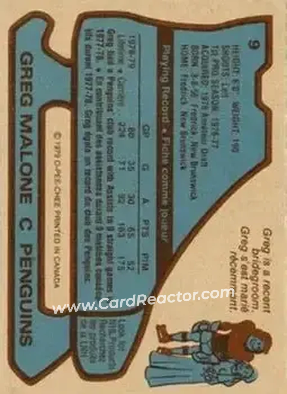 Back of Greg Malone