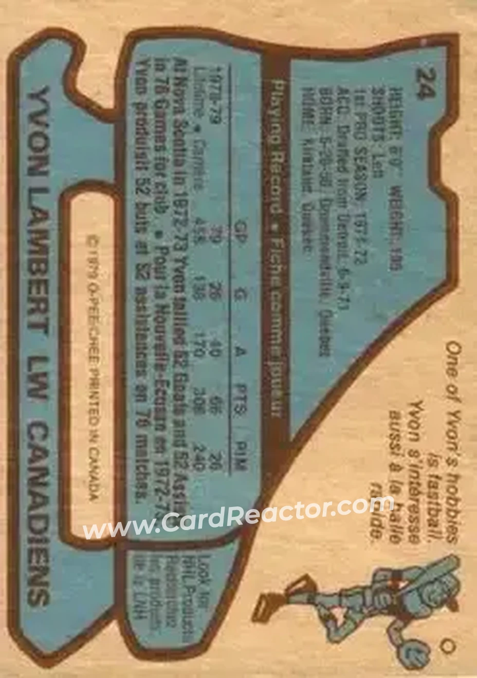 Back of Yvon Lambert