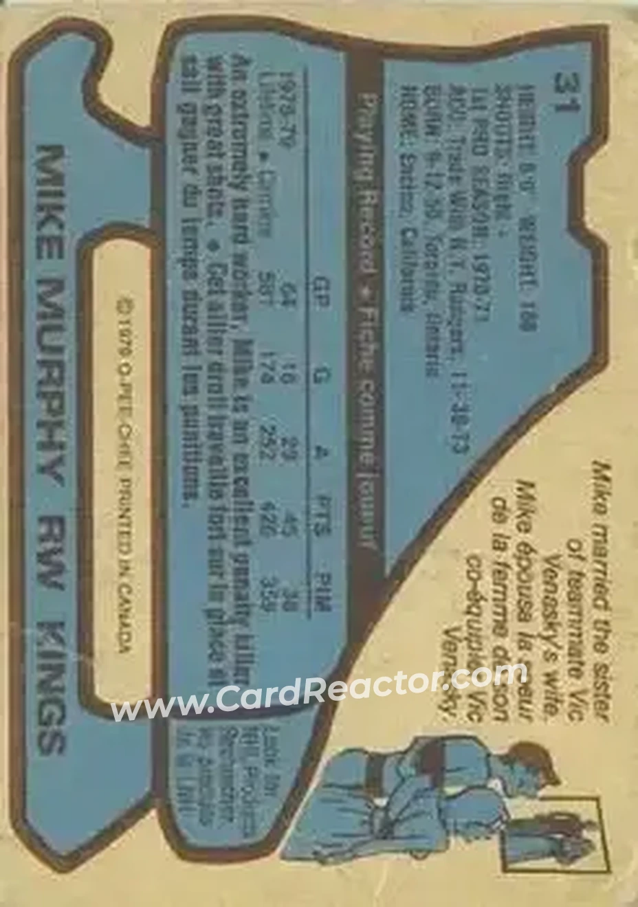 Back of Mike Murphy