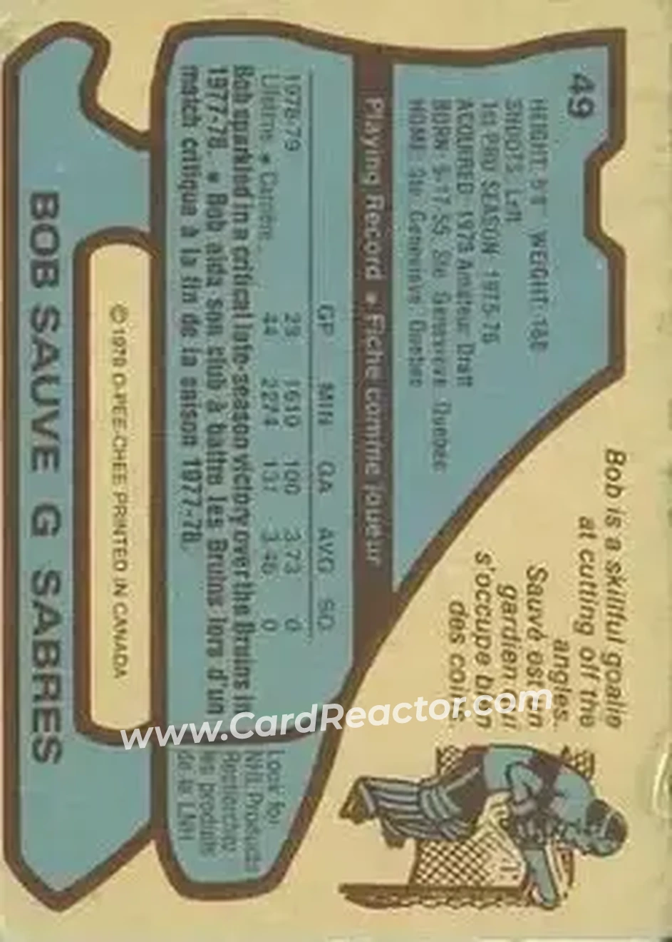 Back of Bob Sauve