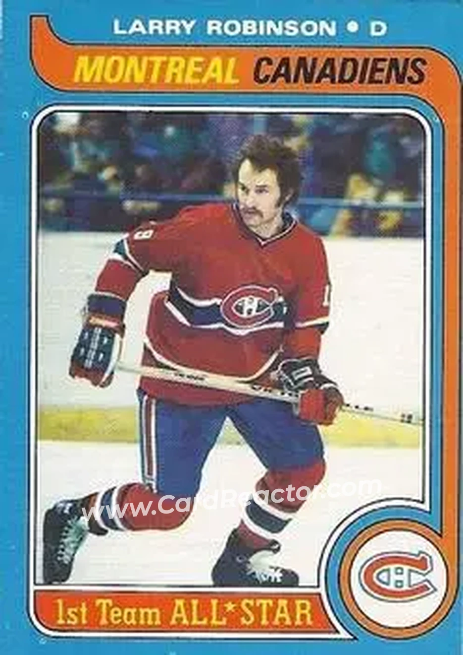 Front of Larry Robinson