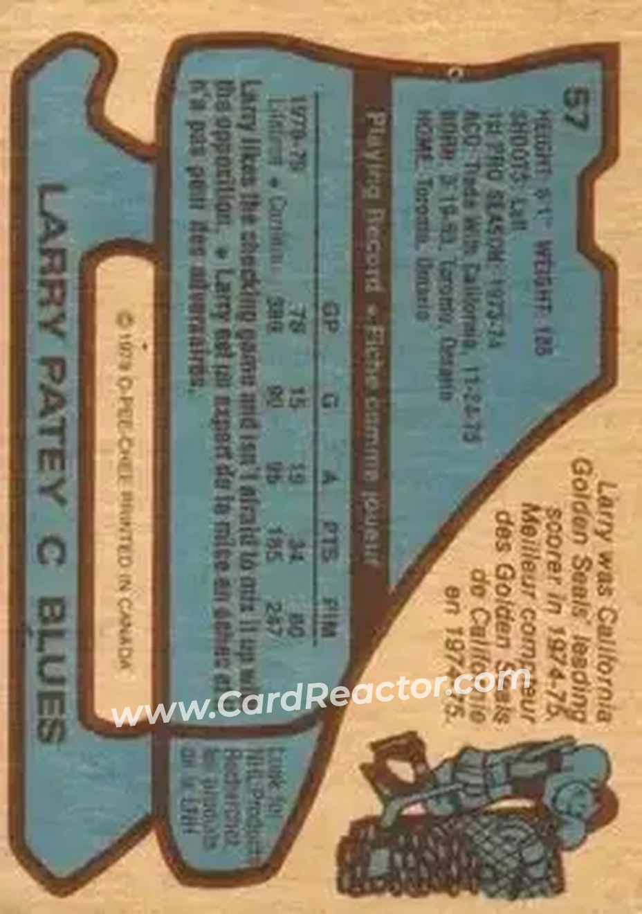 Back of Larry Patey
