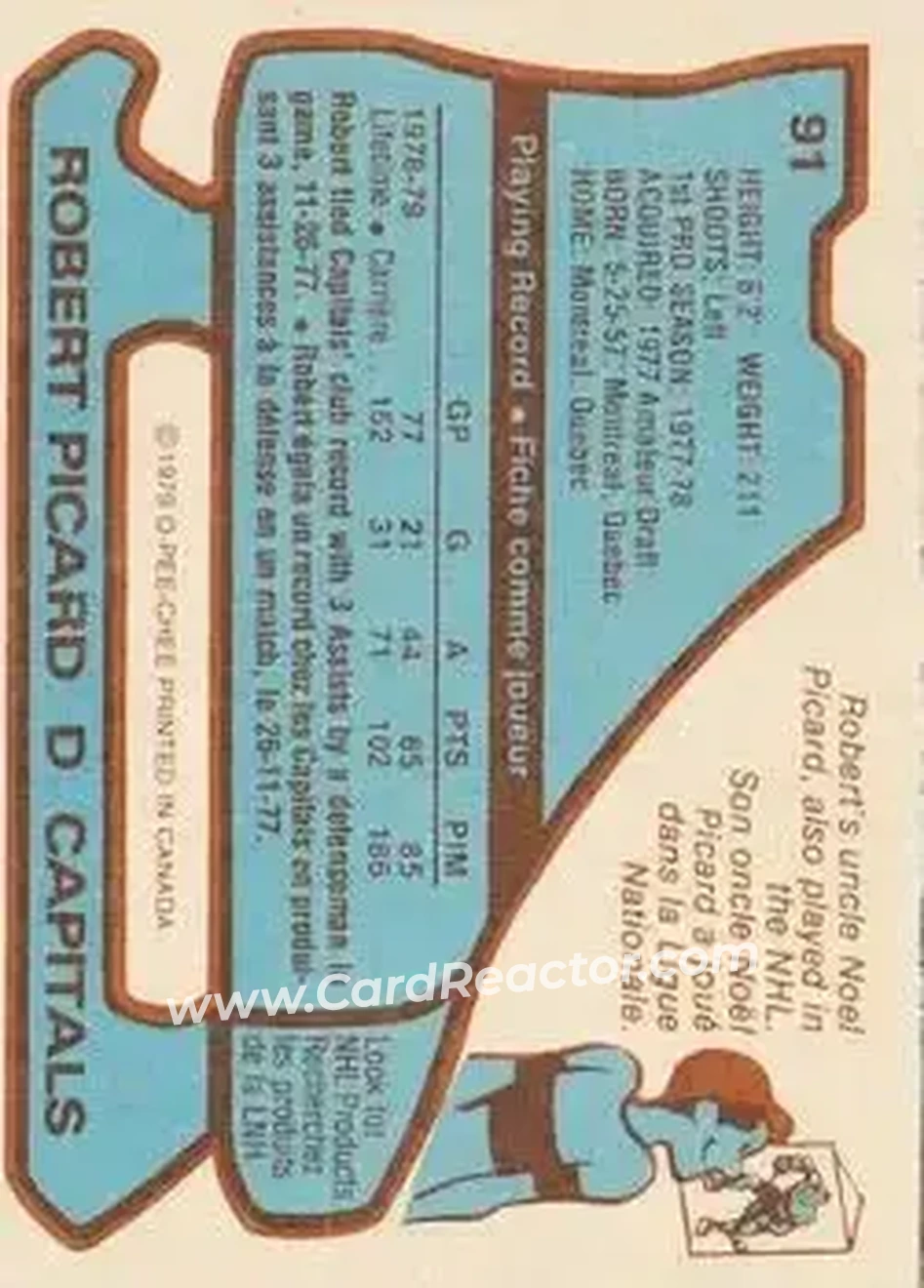 Back of Robert Picard