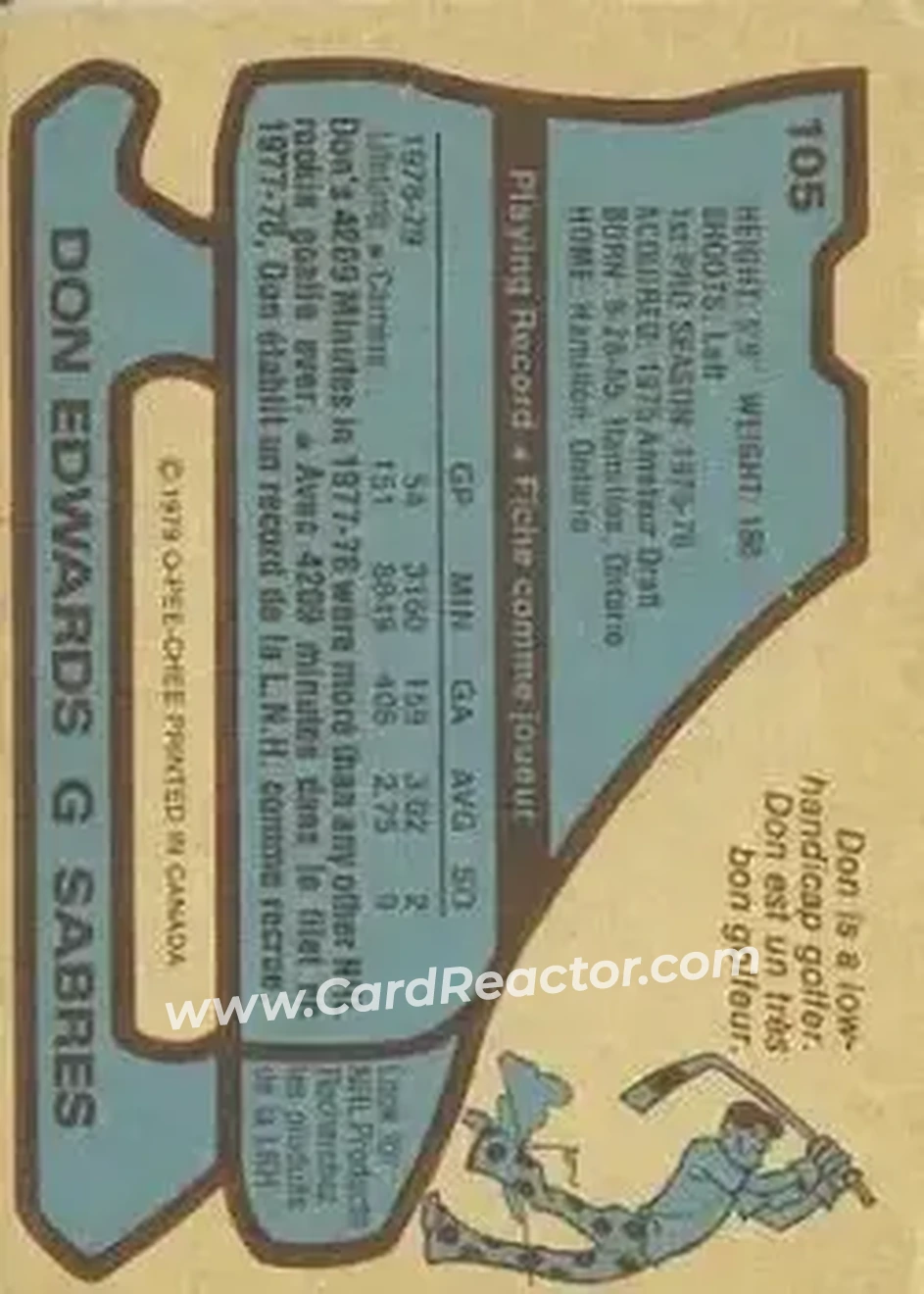 Back of Don Edwards