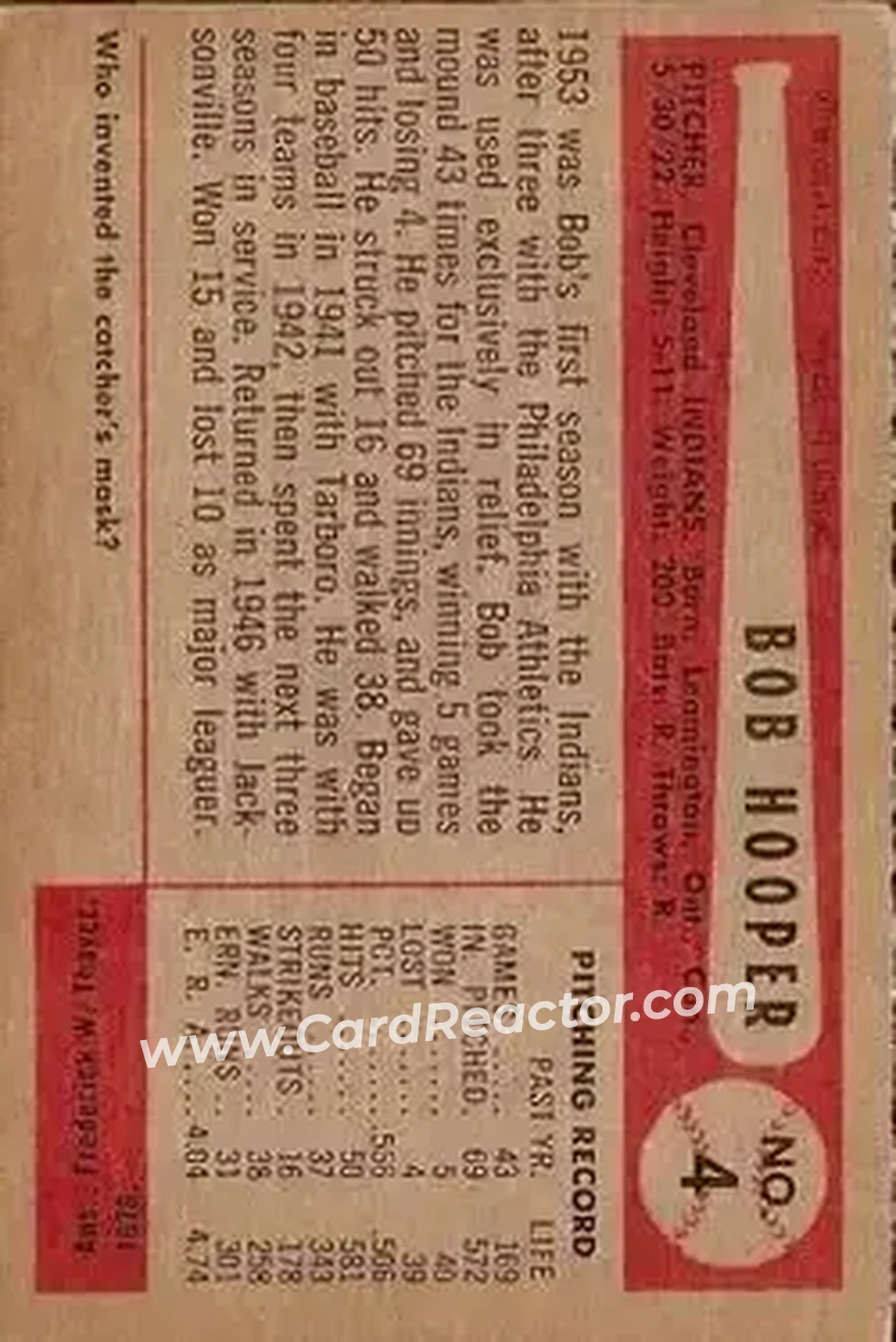 Back of Bob Hooper
