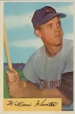 1954 Bowman #5 Billy Hunter