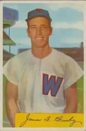 1954 Bowman #8 Jim Busby