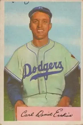 1954 Bowman #10 Carl Erskine