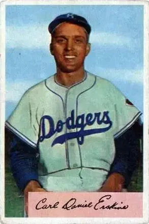 1954 Bowman #10 Carl Erskine