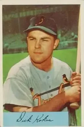 1954 Bowman #37 Dick Kokos