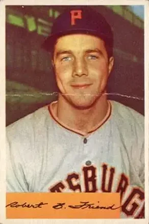 1954 Bowman #43 Bob Friend