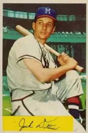 1954 Bowman #48 Jack Dittmer