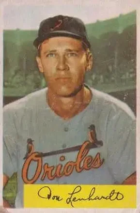 1954 Bowman #53 Don Lenhardt