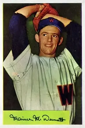 1954 Bowman #56 Maurice McDermott