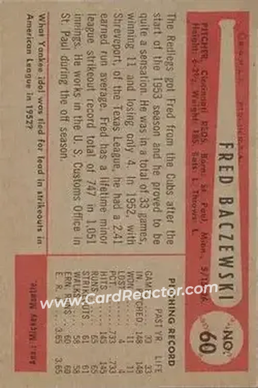 Back of Fred Baczewski