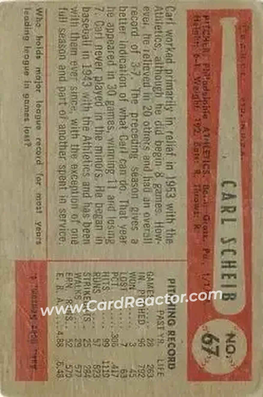 Back of Carl Scheib