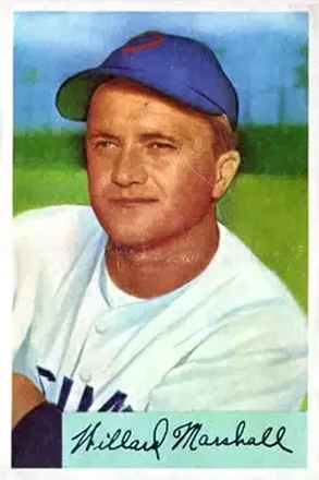 1954 Bowman #70 Willard Marshall