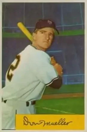 1954 Bowman #73 Don Mueller