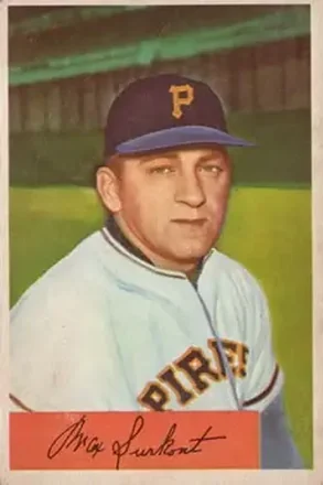 1954 Bowman #75 Max Surkont