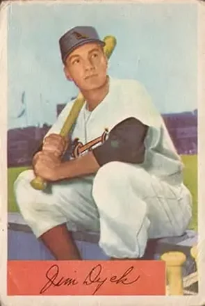 1954 Bowman #85 Jim Dyck