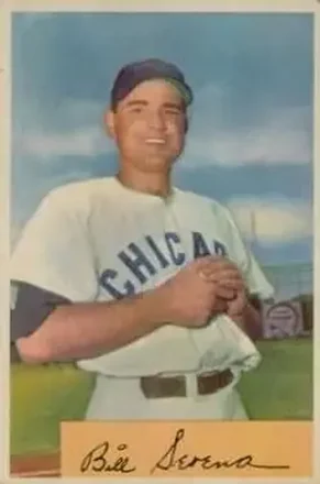 1954 Bowman #93 Bill Serena