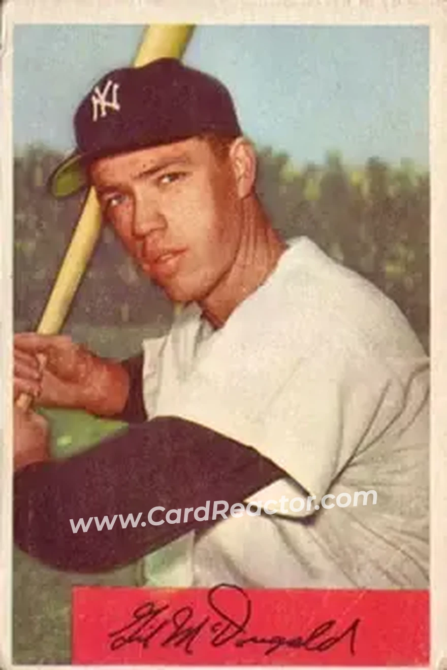 Front of Gil McDougald
