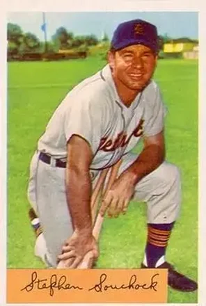 1954 Bowman #103 Steve Souchock