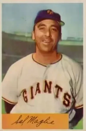 1954 Bowman #105 Sal Maglie