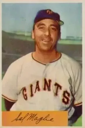 1954 Bowman #105 Sal Maglie