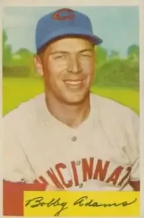 1954 Bowman #108 Bobby Adams