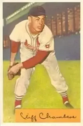 1954 Bowman #126 Cliff Chambers