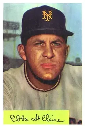 1954 Bowman #128 Ebba St. Claire