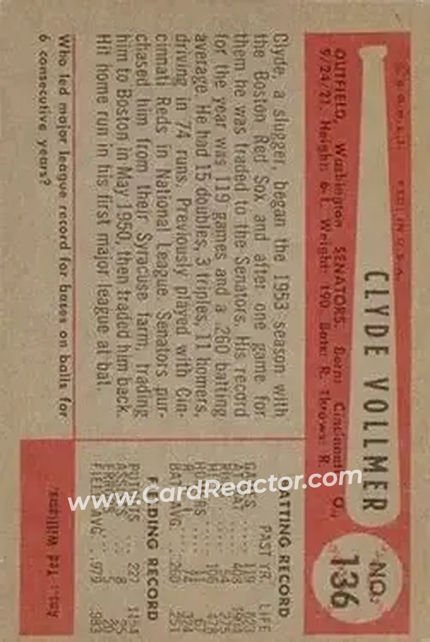 Back of Clyde Vollmer