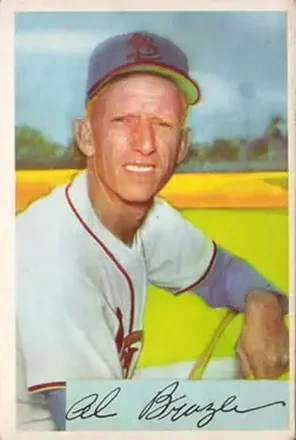 1954 Bowman #142 Al Brazle