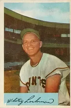 1954 Bowman #153 Carroll Lockman
